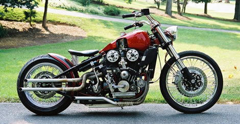 Harley powered by a 2.5 liter Alfa Romeo V6